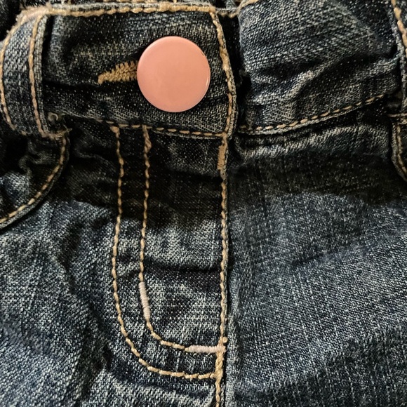 Jamboree girls 6 to 12 months jeans and Old Navy 6 to 12 months pink tap - Picture 9 of 11